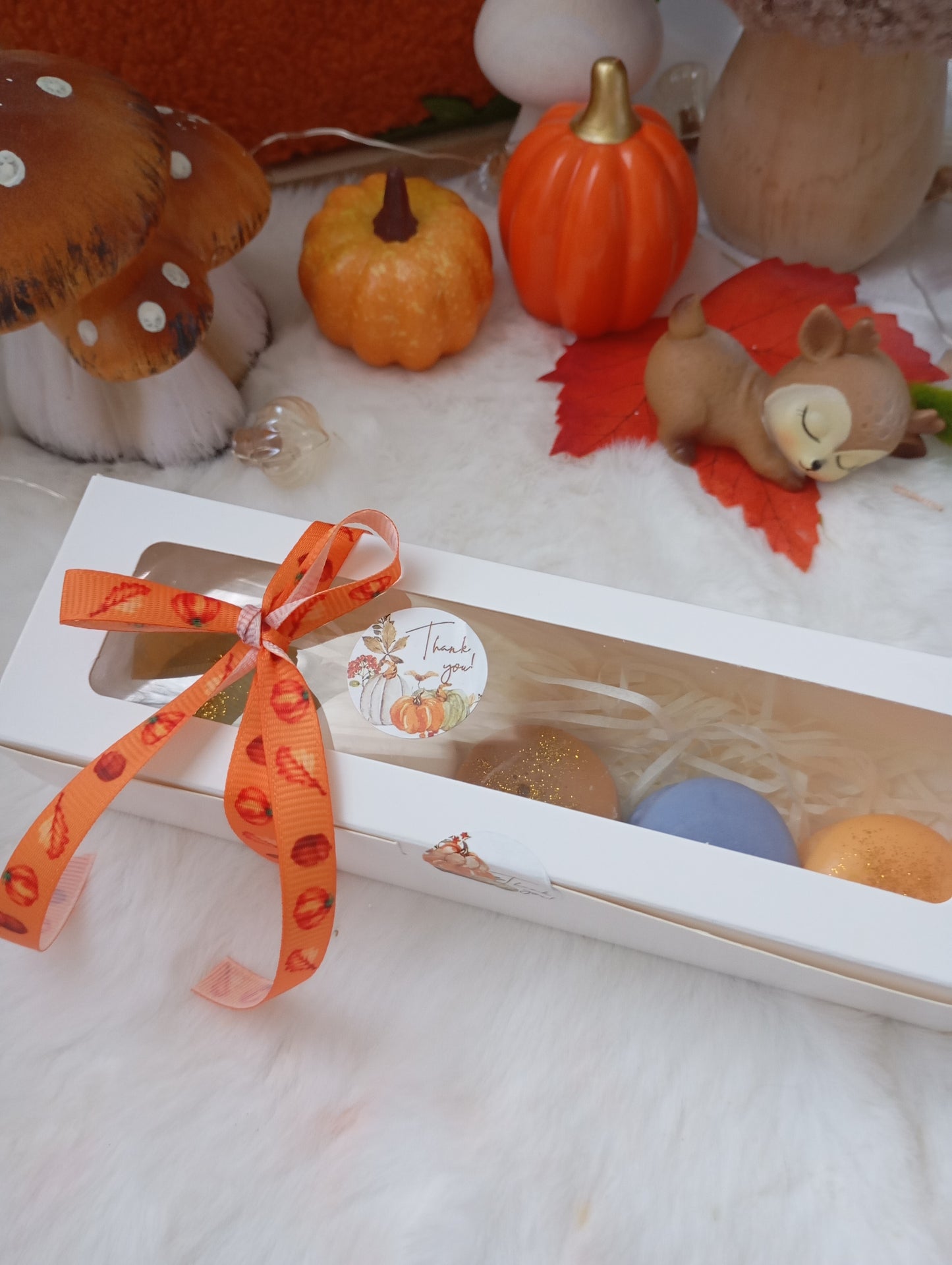 Boites de 5 fondans macarons