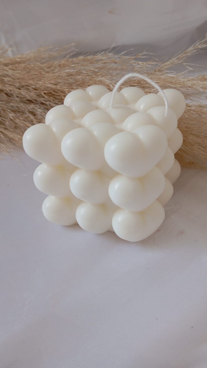 Bougie "Cubie Coeur" 💖