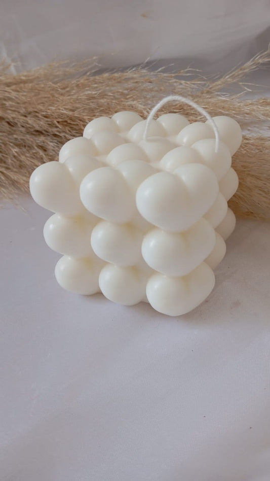 Bougie "Cubie Coeur" 💖