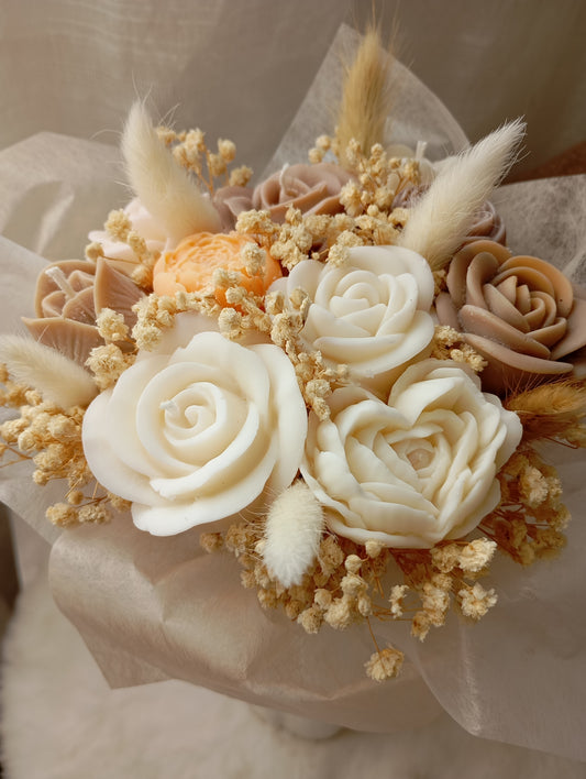 Bouquet éternel Anniversaire/Mariage/Fiançailles avec 10 fleurs