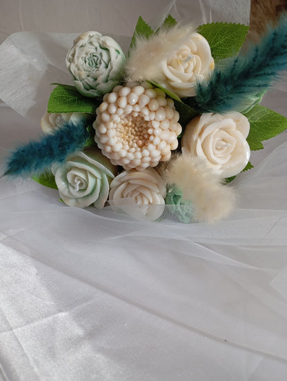 Bouquet éternel Anniversaire/Mariage/Fiançailles avec 10 fleurs