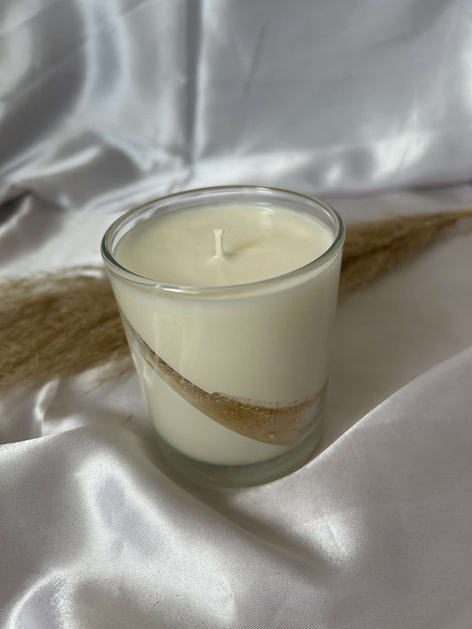 Bougie Coulée pétale d'or 💕