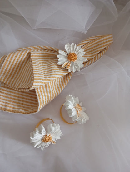 Marguerite de serviette (5 acheter la 6 éme offerte)