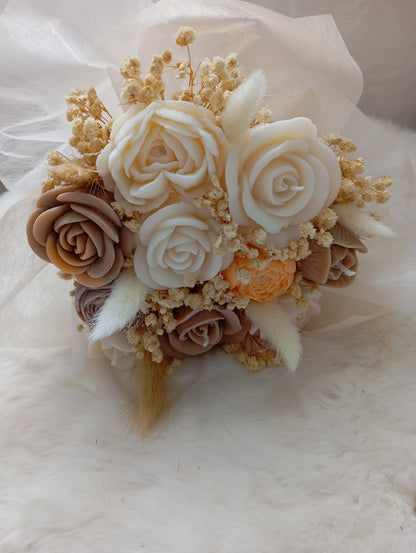 Bouquet éternel Anniversaire/Mariage/Fiançailles avec 10 fleurs